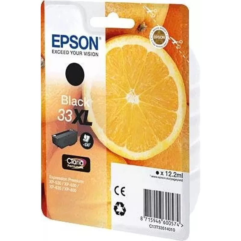 Epson oranžas C13T33514010 tintes kasetne 1 gab. Oriģināls Melna
