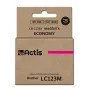 Actis KB-123M tintes kasetne (aizstāj Brother LC123M/LC121M; standarta; 10 ml; fuksīna)