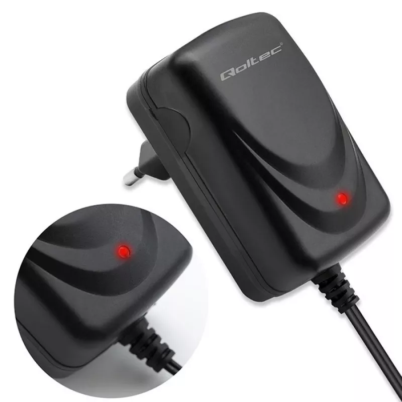 Baterijas lādētājs QOLTEC Charger AGM GEL STD 12V 1.5A