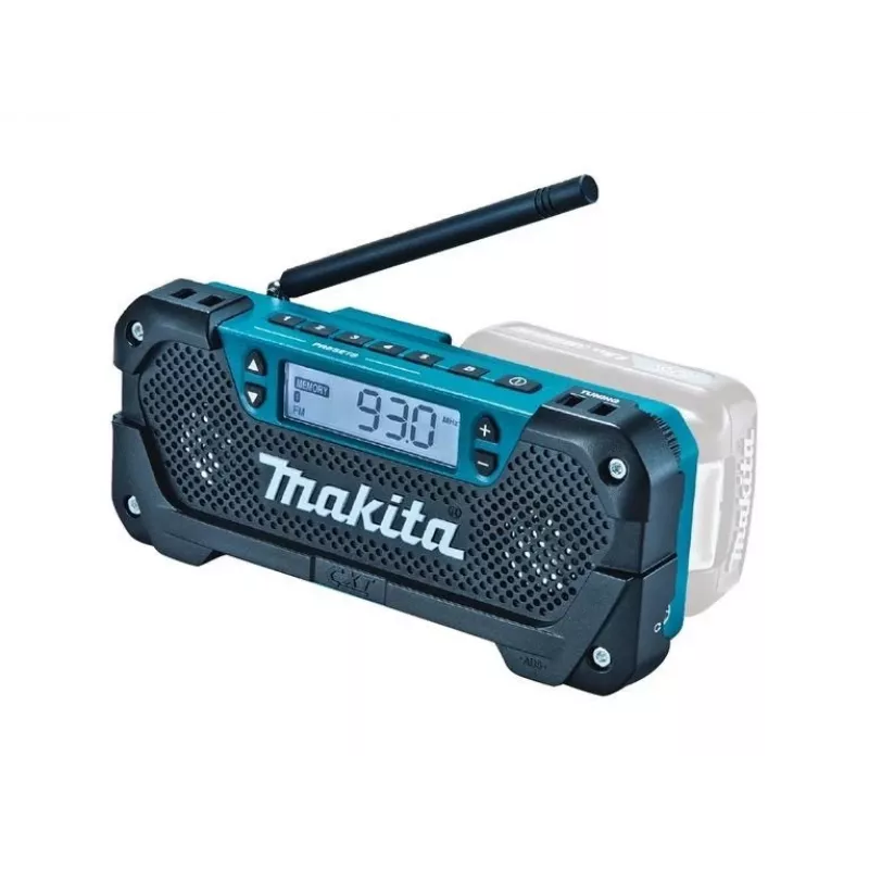 Makita MR052 radio Worksite Analog & digital Melns, Zils