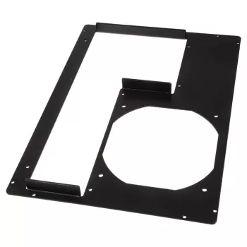 Aizmugurējais panelis Micro-ATX datora korpusiem, DimasTech S0022GB, 5 paplašināšanas sloti, grafīta melns