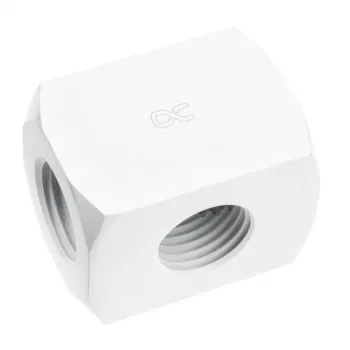 Ūdens bloks Alphacool 17629 misiņa balts 22x30x22mm