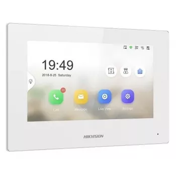 Hikvision Pro Series DS-KH6320-WTE2-W video domofona sistēma 17,8 cm (7) Balta