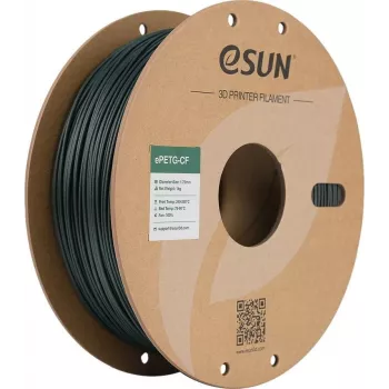 EPETG-CF 1,75mm MELNGANA ZAĻŠ 1kg ESUN 3D FILAMENTS (EPETG-CF-P175BG1)