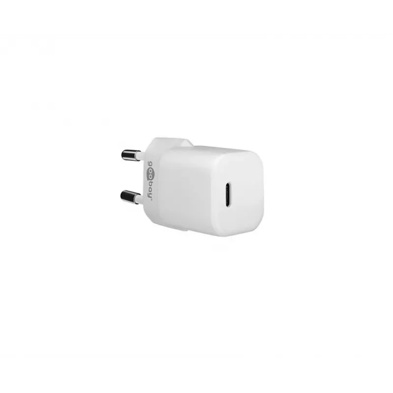 Iekštelpu AC ātrais lādētājs GOOBAY 59716 — USB-C, 30 W, balts