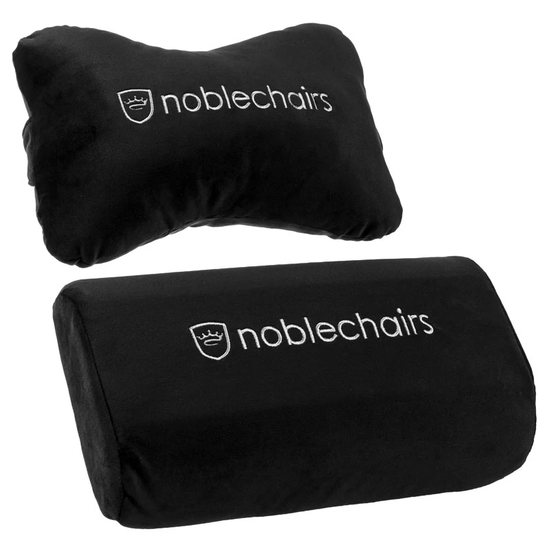 noblechairs spilvenu komplekts EPIC/ICON/HERO/LEGEND - melns/baltss