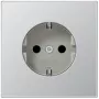 Kontaktligzda Jung AL 1520 CEE 7/3, alumīnija korpuss, 250 V, 16 A, 70×70 mm
