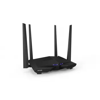 Tenda AC10 bezvadu maršrutētājs Gigabit Ethernet Divjoslu (2.4 GHz / 5 GHz) Melns