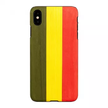 Viedtālruņa maciņš no man and wood iPhone XS Max – modelis Reggae, melns