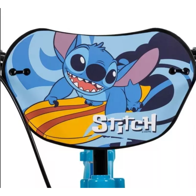 Bērnu velosipēds HUFFY Disney Stitch 16 collas ar mācību riteņiem, kājas bremze
