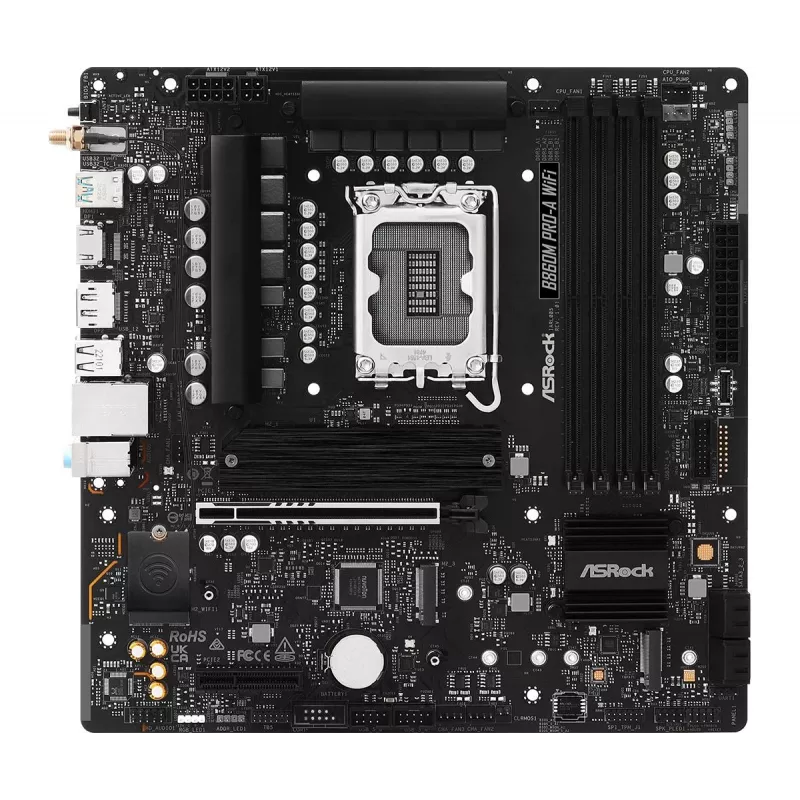 ASRock B860M Pro-A WiFi Micro-ATX mātesplate