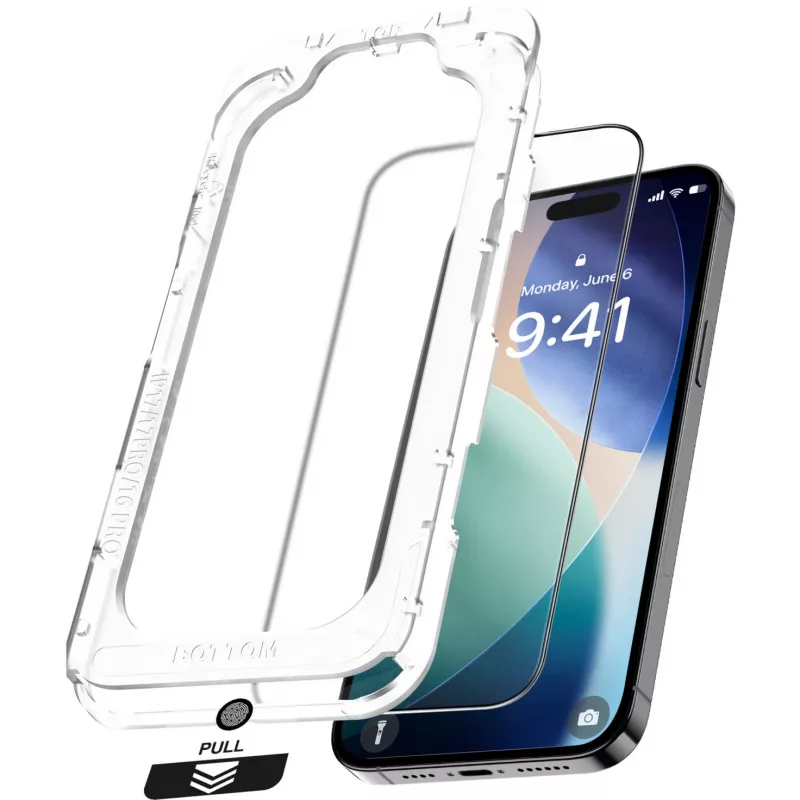 Stikla ekrāna aizsargs Nevox NEVOGLASS 3D iPhone Air 6.6 collu EASY APP