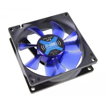 Ventilators Noiseblocker MelnsSilentFan X2 8 cm 1800 RPM 45 m³/h Melns