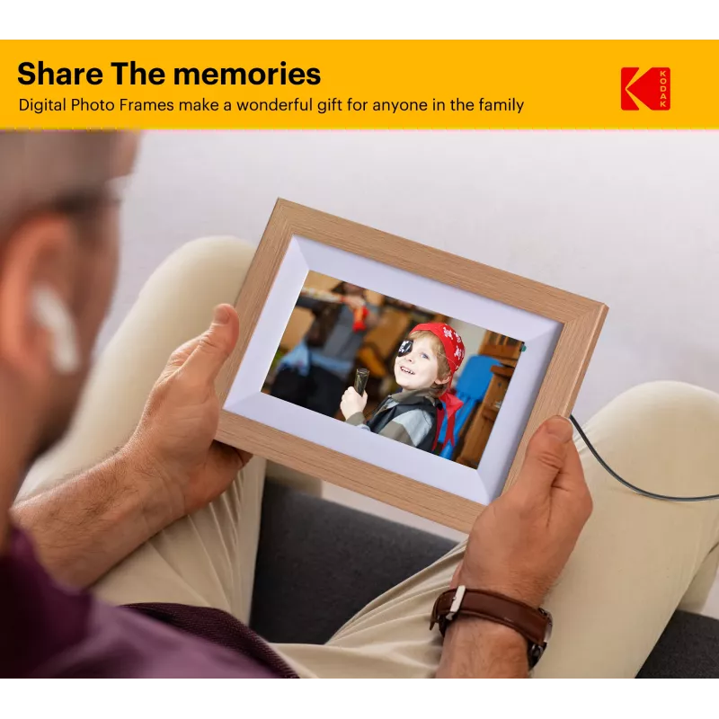 Kodak 7 digitālais foto rāmis ar Wi-Fi RCF-702W