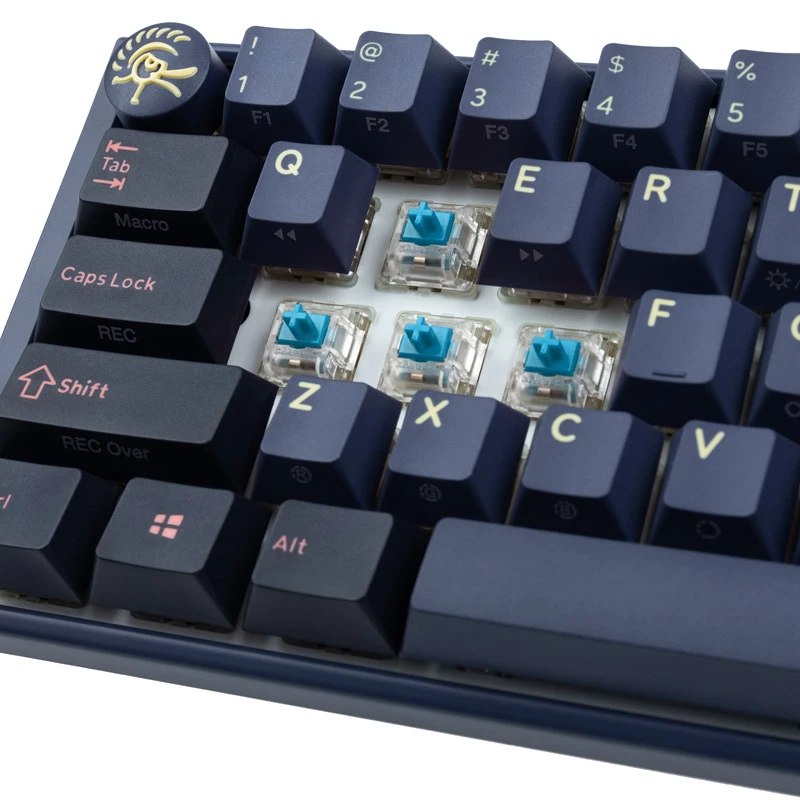 Ducky One 3 Cosmic Zils Mini spēļu tastatūra, RGB LED - MX-Zils (US)
