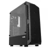 PC Case IBOX LUPUS 27 Midi Tower ATX, rūdīts stikls, RGB, 455×200×380 mm, atbalsta ATX, GPU līdz 32 cm