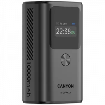 Pārnēsājams barošanas bloks CANYON OnPower 130 TFT 10000 mAh