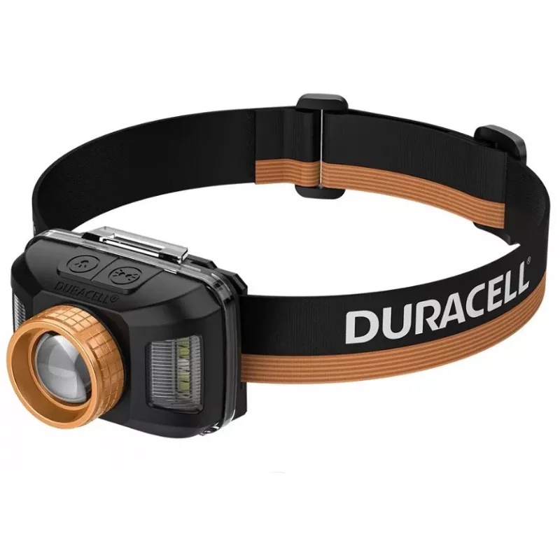 Duracell DH850R dāvanu kastes galvenā lukturīša melna, oranža