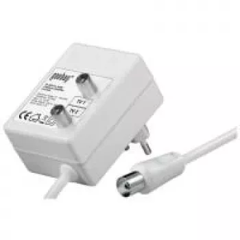 Wentronic Goobay divu ierīču antenas pastiprinātājs (DVB-T/DVB-T2/DVB-C) - divu uztvērēju (TV/Radio) pievienošanai (67226)
