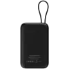 OnPower 101 iebūvēts kabelis 10000 mAh PD22.5W Melns