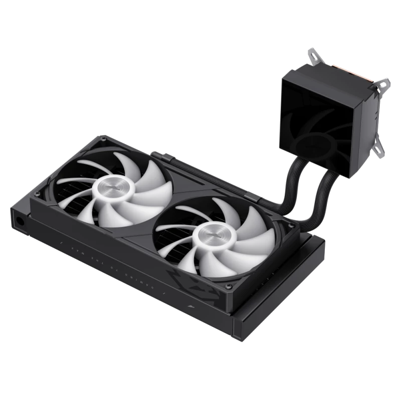 Gamemax CPU šķidruma dzesētājs | GLACIER 240 LCD BK | Intel, AMD