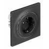 Elektriskā kontaktligzda, tips F, Fibaro FGWOF-011-8, 1 ligzda, 110–230 V, 50/60 Hz, melna