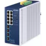 Pārvaldāms slēdzis PLANET IP30 rūpnieciskais L2/L4 8 portu Gigabit Ethernet