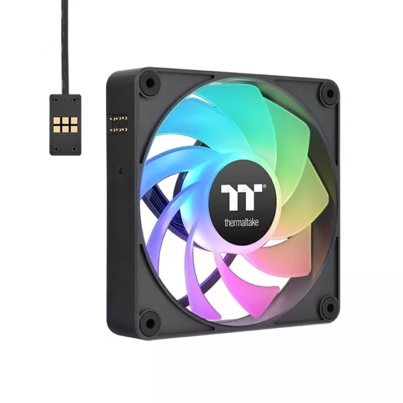 Ventilators Thermaltake CT140 EX Reverse ARGB Sync 14cm 94.5 cfm Melns