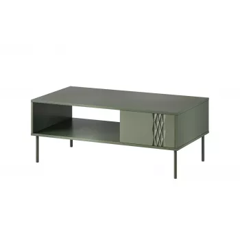 Cama TRESSE sols / galdiņš 110x60x40 matēts zaļš