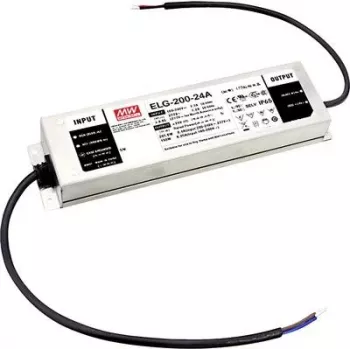 LED draiveris MEAN WELL ELG-200-24DA-3Y 200W IP20 100-305V 24V