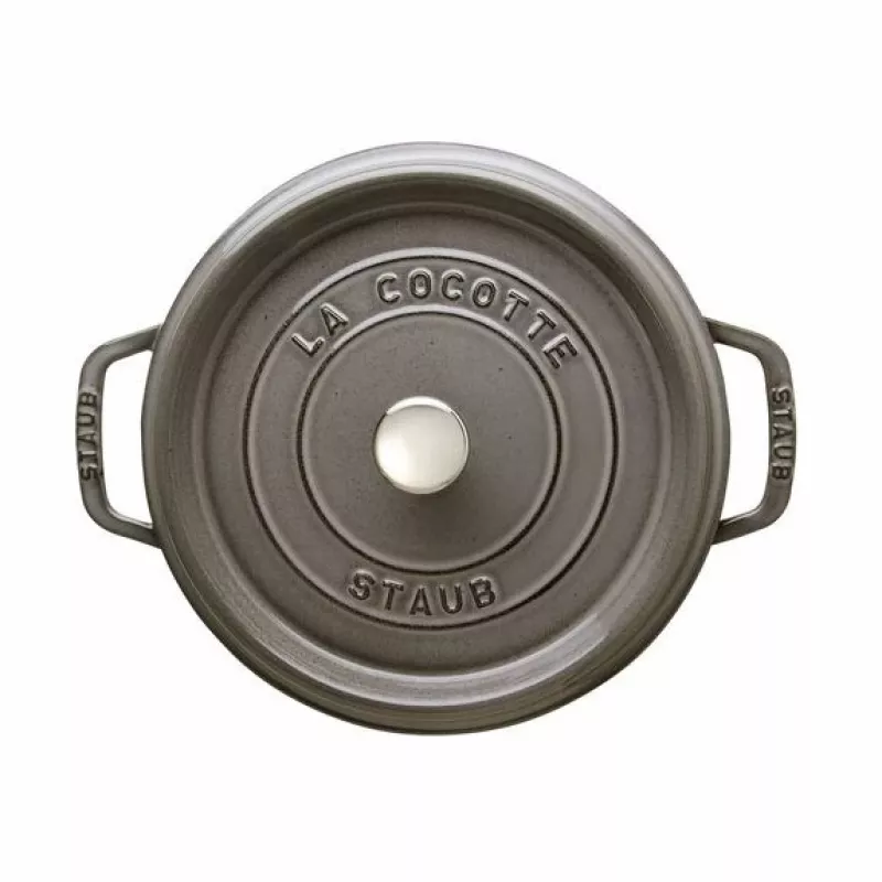 Staub Cocotte 3,8 L apaļa čuguna kastroļa cepamtrauks