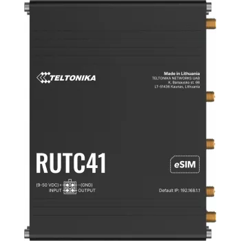 TELTONIKA RUTC41 4G LTE EDGE rūpnieciskais mobilais maršrutētājs, rūpnieciskais mobilais maršrutētājs RUTC41000000