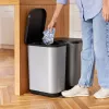 ROTHO Ribo Silver - pedāļa tvertne – 35l