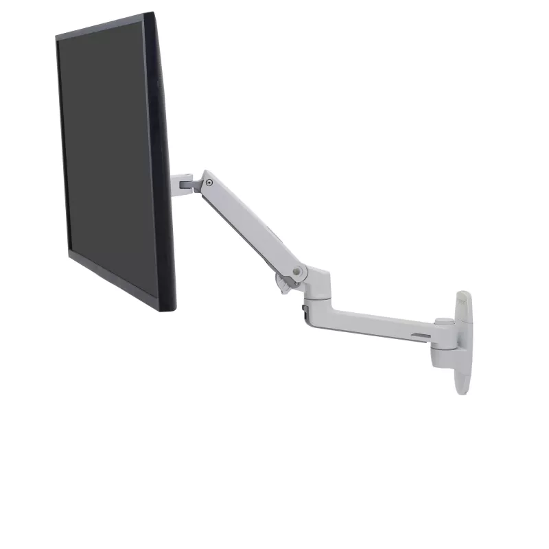 Ergotron LX Series sienas monitora kronšteins balts, 11,3 kg kravnesība, 20–34 collas