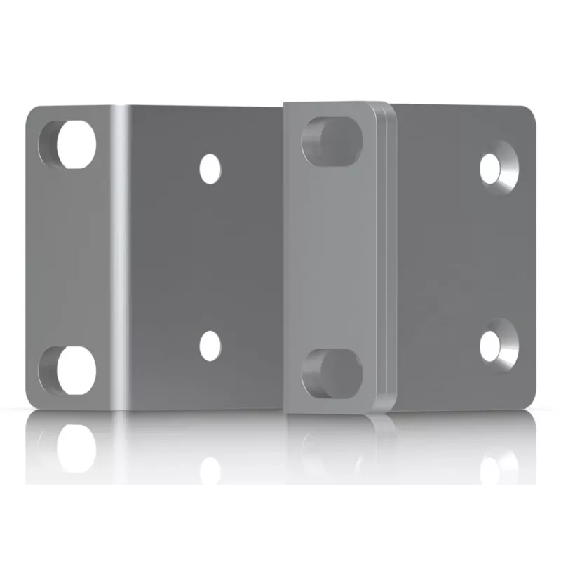 Montāžas komplekts Ubiquiti UACC-Rack-Ear-1U pelēks cinkots tērauds