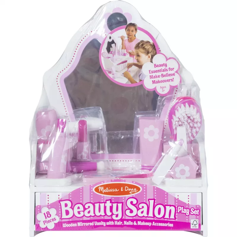Melissa & Doug - Skaistumkopšanas salons, lomu spēle