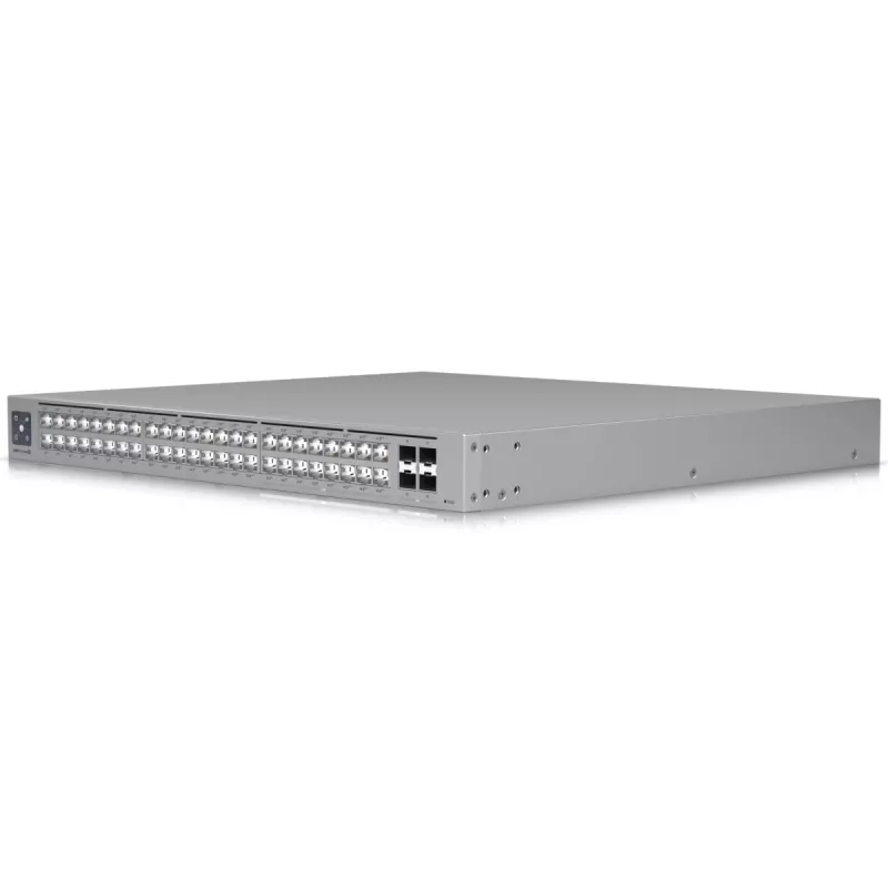Ubiquiti USW-Pro-Max-48-PoE slēdzis, Etherlighting, 16x RJ45 2.5Gbps, 32x RJ45 1000Mbps, 4x SFP+, L3, 720W PoE