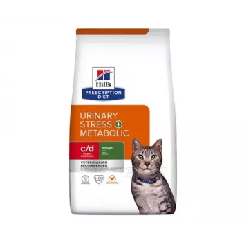 HILL'S Feline c/d Urinary Stress + Metabolic - Sausā kaķu barība - 3 kg