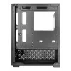 TACENS Mars Gaming MC-SE2 — Mini-ITX / Micro-ATX, melns, sānu logs, apakšā izvietots barošanas bloks, atbalsta 2x2,5 collu + 1x3,5 collu