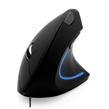 MEDIA-TECH VERTIC MT1122 vadu vertikālā pele 6400 DPI melna