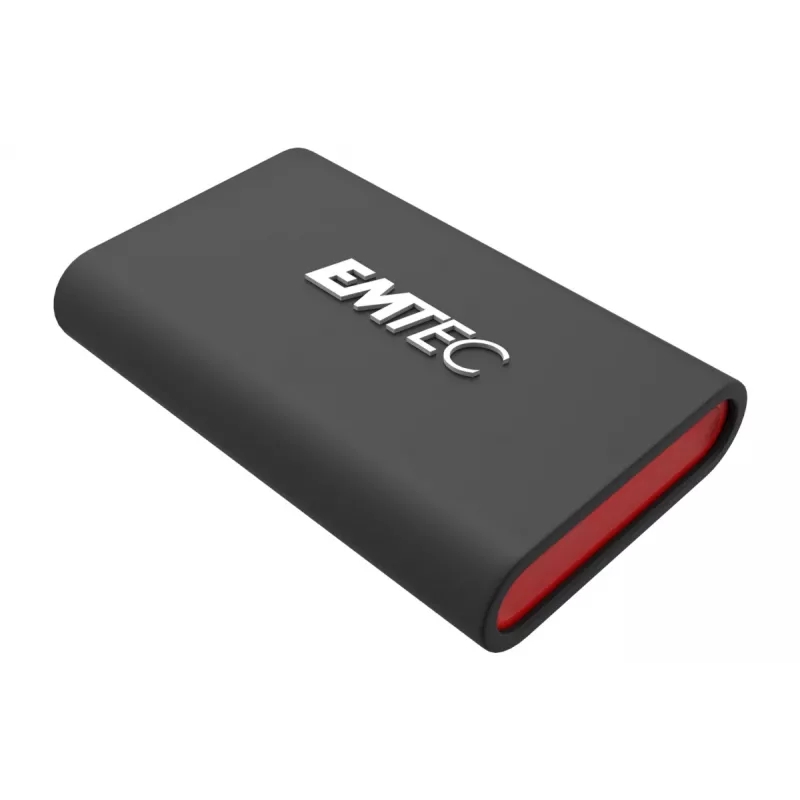 Emtec X210 ELITE 2 TB USB Type-C 3.2 Gen 2 (3.1 Gen 2) Melns, Sarkans