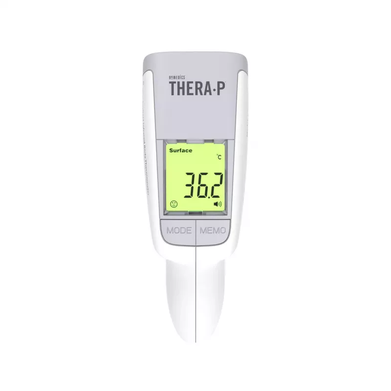 Bezkontakta infrasarkanais termometrs HoMedics TE-450-EU — bezkontakta temperatūras mērīšana, ātra reakcija