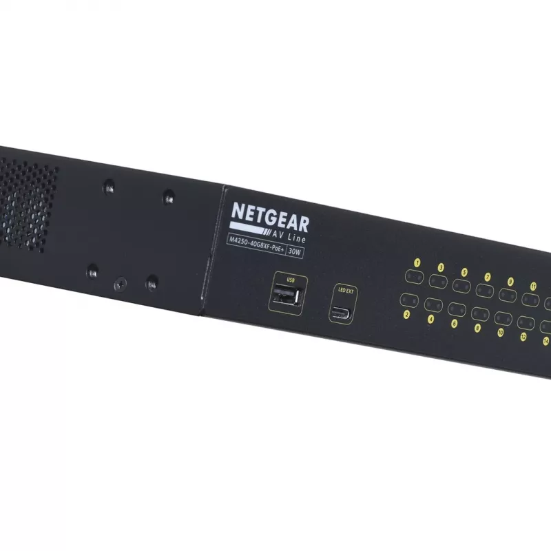 NETGEAR GSM4248PX-100EUS tīkla slēdzis Pārvaldāms L2/L3/L4 Gigabit Ethernet (10/100/1000) Power over Ethernet (PoE) Melns