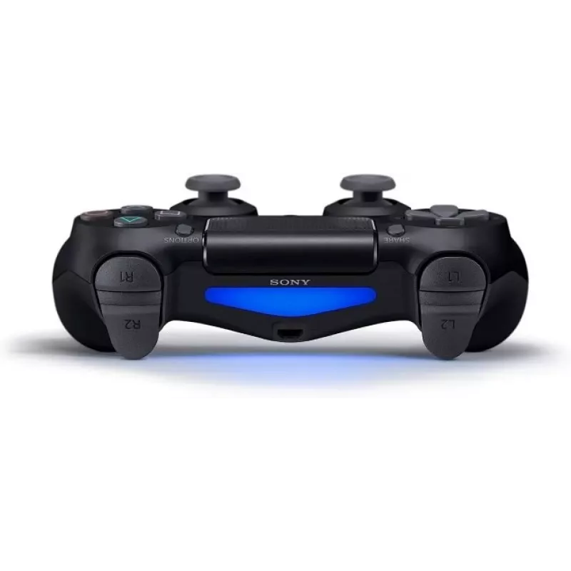 Bezvadu spēļu kontrolieris Sony DualShock 4 — melns, iebūvēts Li‑Ion akumulators, skaļrunis, skārienpaliktnis, vibrācija, žiroskops, akselerometrs