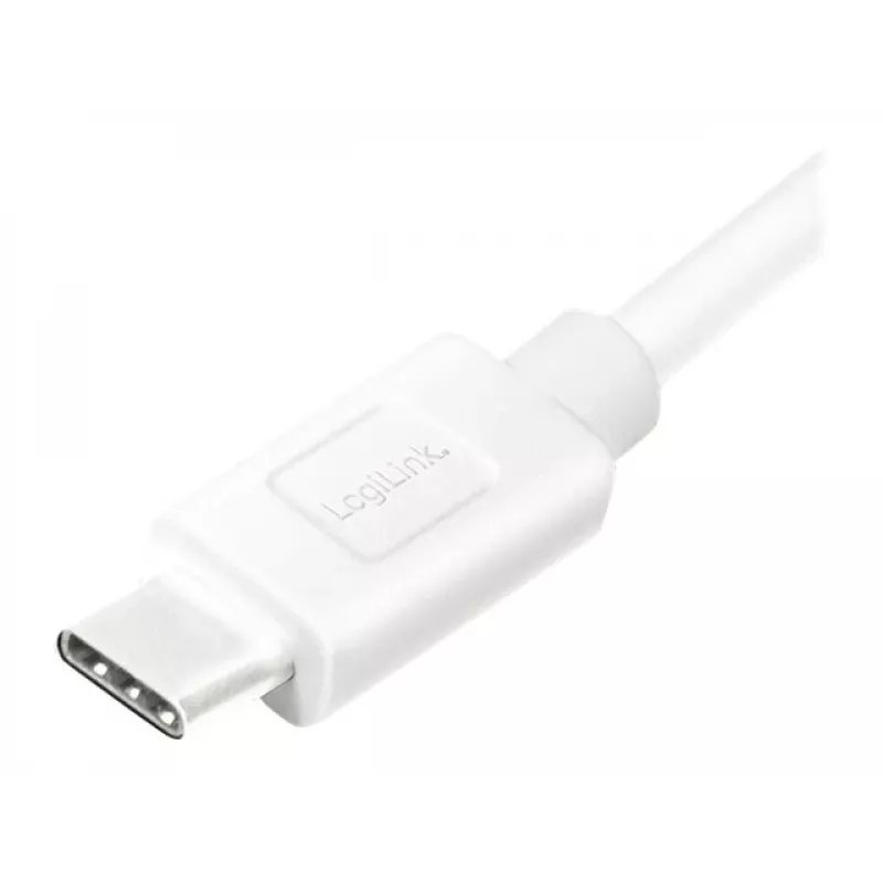 USB kabelis LogiLink CU0175 USB 3.2 Gen 1 1.5m USB A USB C balts