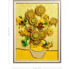 Sienas mozaīkas komplekts LEGO Art Vincent van Gogh Saulespuķes 3D mozaīkas sienas mākslas komplekts 2615 detaļas 540×410×50 mm
