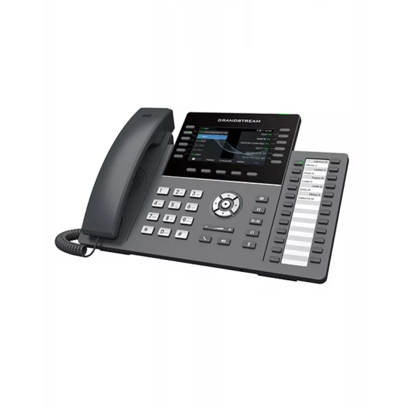 Grandstream Networks GRP2636 IP telefons Melns 12 līnijas LCD Wi-Fi