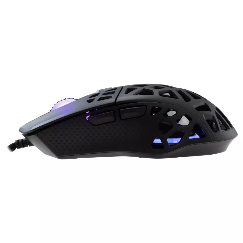Pele White Shark GM-5018 Caradoc RGB 7200 dpi melna