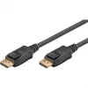 DisplayPort kabelis Goobay 74757 3 m Melns