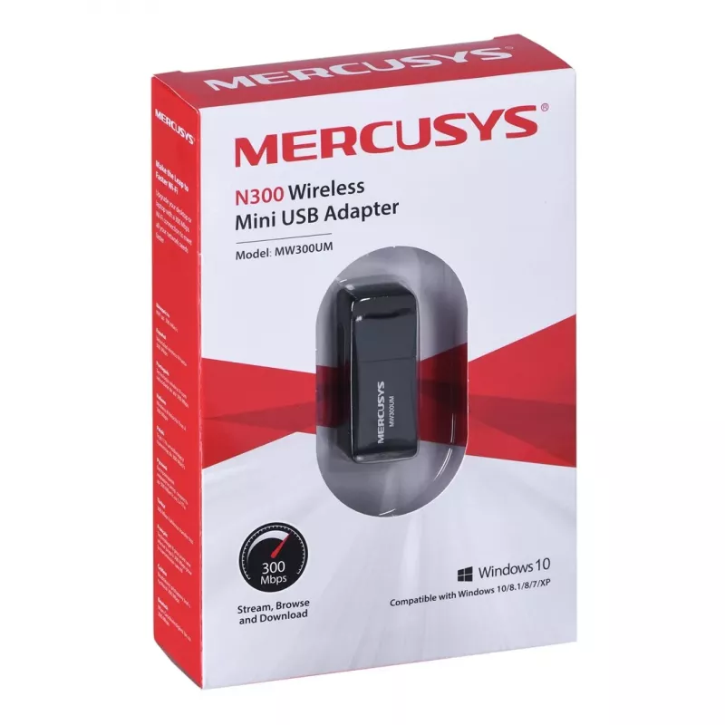 Mercusys N300 bezvadu mini USB adapteris